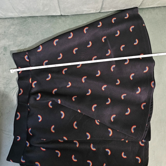 Hot Topic - Black Rainbow Pride Print Circle Skirt with Pockets - Size Small - Picture 5 of 8